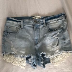 high rise shorts